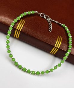 Oxidised Crystal Beads Anklet | Casual Wear Payal For Girls