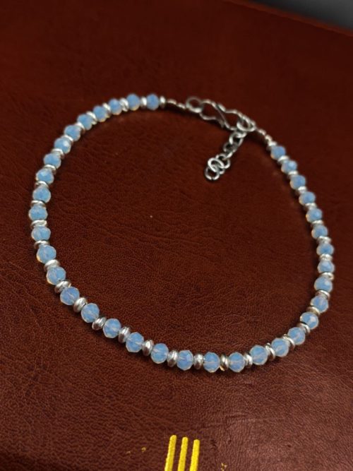 Oxidised Crystal Beads Anklet | Casual Wear Payal For Girls
