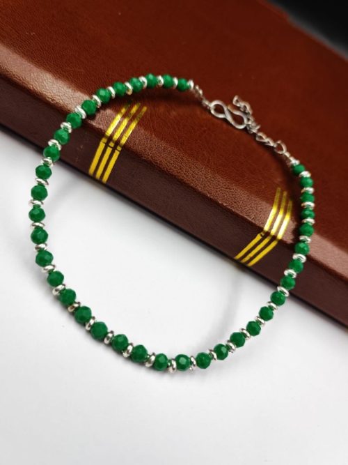 Oxidised Crystal Beads Anklet | Casual Wear Payal For Girls