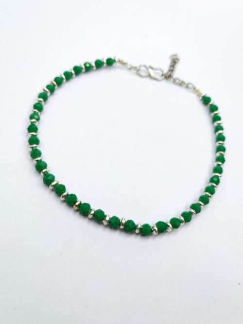 Oxidised Crystal Beads Anklet | Casual Wear Payal For Girls
