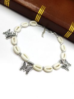 Designer Kodi Anklets with Butterfly Charms for Girls