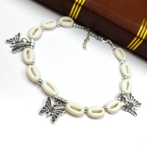 Designer Kodi Anklets with Butterfly Charms for Girls