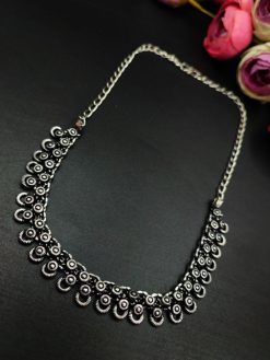 Best Silver Plated Oxidized Choker Necklace for Girls