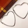 Heart Shape Hoop Earrings | Daily Wear Earring for Girls