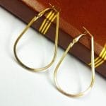 Hoop Earrings - Light Weight Office Wear Jewelry