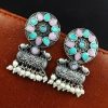 Trendy Oxidised Earrings - Traditional Stud Earring For Girls