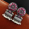 Trendy Oxidised Earrings - Traditional Stud Earring For Girls