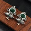 Traditional Afghani Earrings - Best-Selling Pearl Beads Oxidised Studs