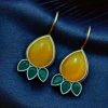 Silver Replica Stone Earrings - Best Hook oxidised Casual Jewelry
