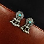 Silver Look Like Replica Stud Earrings - Best Choice For Daily-wear