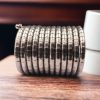 Oxidised Fexiable Bangle | Spiral Twist Bracelet | Affordable Spring Style Chudiya