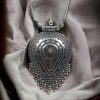 Traditional Indian Necklace | Oxidized Chain Pendant Jewelry for Girls