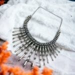 Traditional Boho Choker Necklace | Adorable Silver Plated Antique Jewelry