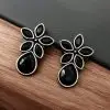 Trendy Stud Earrings | Silver Replica Stone Earring | Daily Wear Accessories