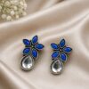 Trendy Stud Earrings | Silver Replica Stone Earring | Daily Wear Accessories