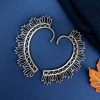 Silver Replica Lotus Earcuff | Unique Earrings No Piercing | Trendy Jewelry