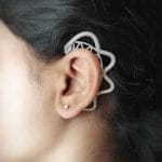 Silver Replica Snake Design Earcuff | Unique Earrings Without Piercing