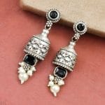 Silver Replica Dangler Earrings - Trendy Light Weight Jewelry