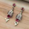Silver Replica Dangler Earrings - Trendy Light Weight Jewelry