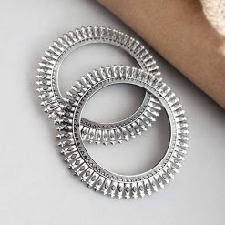 Affordable Oxidized Bangles | Unique Silver Plated Chudiya For Girls