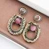Handmade Silver Antique Chandbali With Stone & Pearl Work