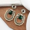 Handmade Silver Antique Chandbali With Stone & Pearl Work