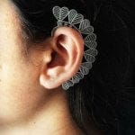 Antique Silver Earcuff | Heart Shape Ear cuff | Best Silver Replica Earrings