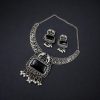 Antique Elephant Design Hasali Necklace Set | Vintage Jewelry