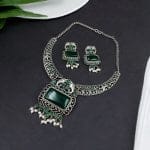 Antique Elephant Design Hasali Necklace Set | Best Vintage Jewelry