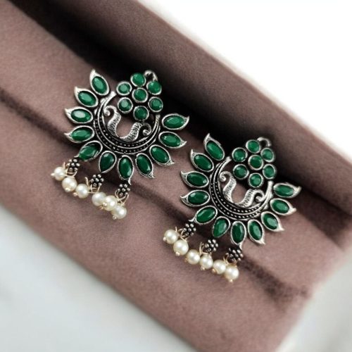 Premium Oxidized Stud Earrings | Affordable Daily-wear Jewelry