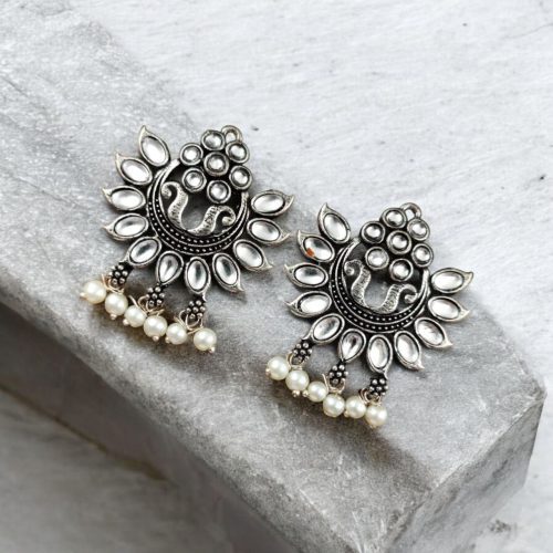 Premium Oxidized Stud Earrings | Affordable Daily-wear Jewelry