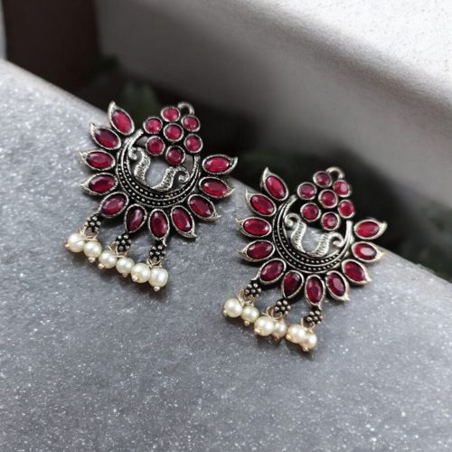 Premium Oxidized Stud Earrings | Affordable Daily-wear Jewelry