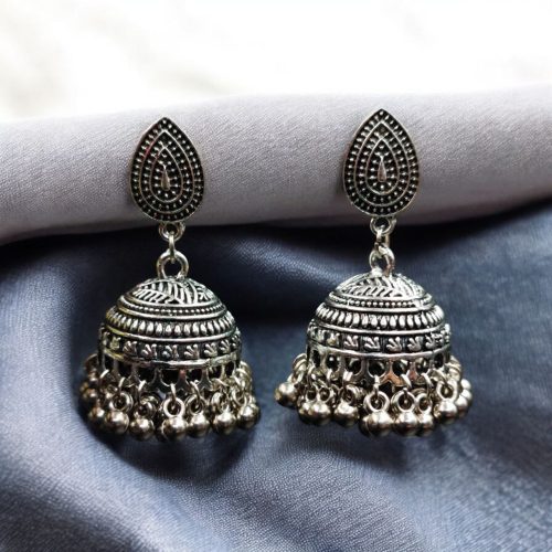 Silver Plated Jhumkies | Best Office Wear Jhumka Collection