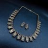 Silver Replica Choker Set | Best Designer Oxidized Necklace with Earrings