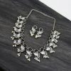 Oxidised Bird Design Choker Necklace Set | Traditional Jaipur Jewelry
