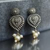 Vintage Look Silver Replica Necklace Set | Traditional Indian Jewelry