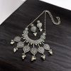 Vintage Look Silver Replica Necklace Set | Traditional Indian Jewelry