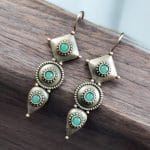 Silver Antique Replica Earrings | Affordable Hook Style Earring - "MInt"
