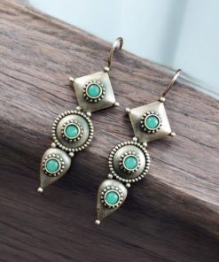 Silver Antique Replica Earrings | Affordable Hook Style Earring