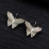 Silver Replica Butterfly Earrings | Hook Style Casual Wear Jewelry