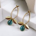 Gold Plated Indian Contemporary Earrings – Perfect for Any Occasion