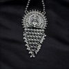 Silver Replica Lord Durga Pendant Set | Unique Navratri Special Necklace