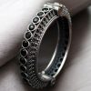 Antique Silver Replica Bracelet | Unique Silver Look Kada Bangle