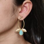 Gold Plated Indian Contemporary Earrings – Perfect for Any Occasion
