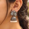 Traditional Oxidised Choker Necklace Set | Best Silver Replica Jewelry 7 Traditional Oxidised Choker Necklace Set | Silver Replica Jewelry