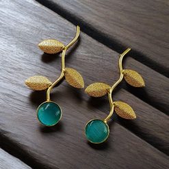 Handmade Gold-Plated Earrings | Unique Contemporary Earrings For Girls