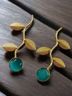 Handmade Gold-Plated Earrings | Unique Contemporary Earrings For Girls