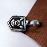 Traditional Oxidised Nosepins | Adorable Silver Plated Non-Piercing Nose Pin