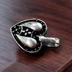 Oxidised Heart Shape Nosepin | Non Piercing Nose-Ring | Best Nose Accessories