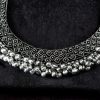 Traditional Touch Oxidized Ghunghroo Necklace | Silver Vintage Jewelry
